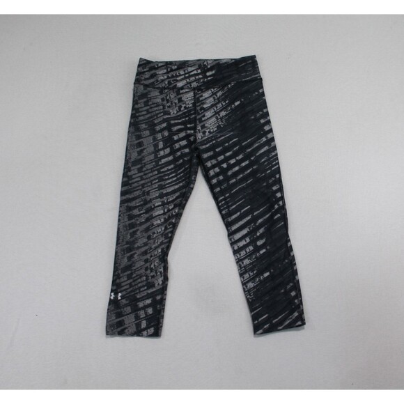 Under Armour Women Black Camo Leggings Yoga Active Size - Picture 1 of 8